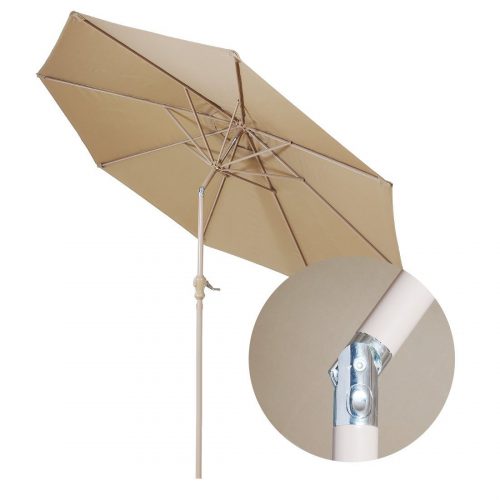 Balichun 9 Ft Aluminum Patio Umbrella Outdoor Table Umbrella