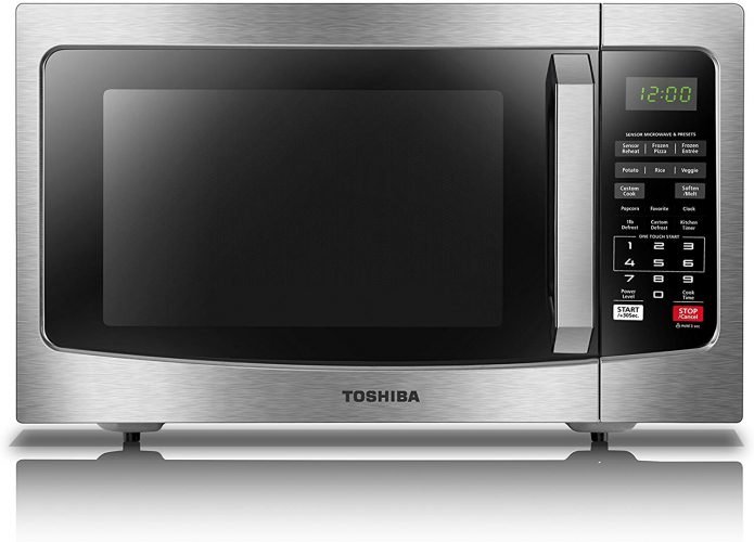 Toshiba EM131A5C-SS Countertop Microwave With Smart Sensor