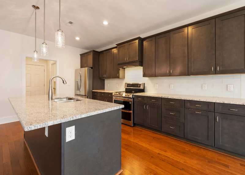 dark grey cabinets