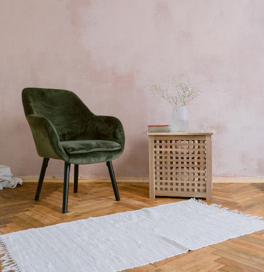 olive green velvet accent chair