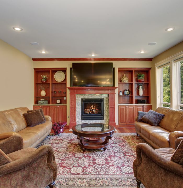 persian rug living room
