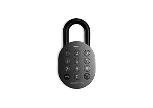 Igloohome Smart Padlock with Silicone Cover Kit (for Indoor Use) Smart Lock, No WiFi Needed, Grant Remote Access via Bluetooth, Pin Codes & App (Android/iOS) Lock for Gate, Bike & Locker