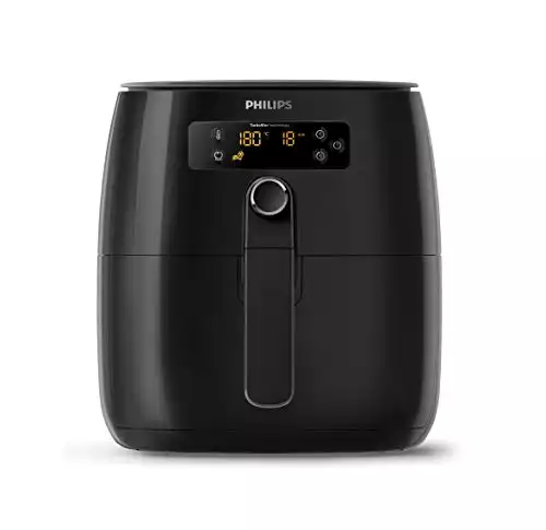 Philips Airfryer, Avance Turbo Star, Digital, Black, HD9641/96